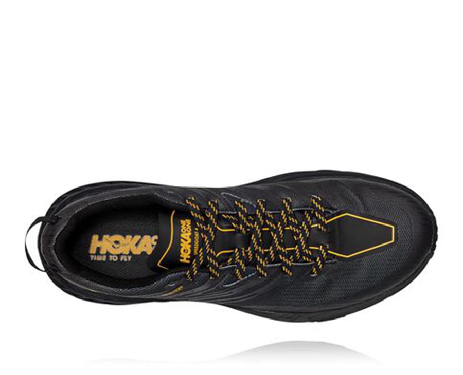 Hoka Australia One One Speedgoat 4 GORE-TEX - Mens Trail Shoes Black - ZOVQT-6351